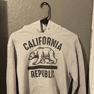 California Republic Gray Bear Sweater